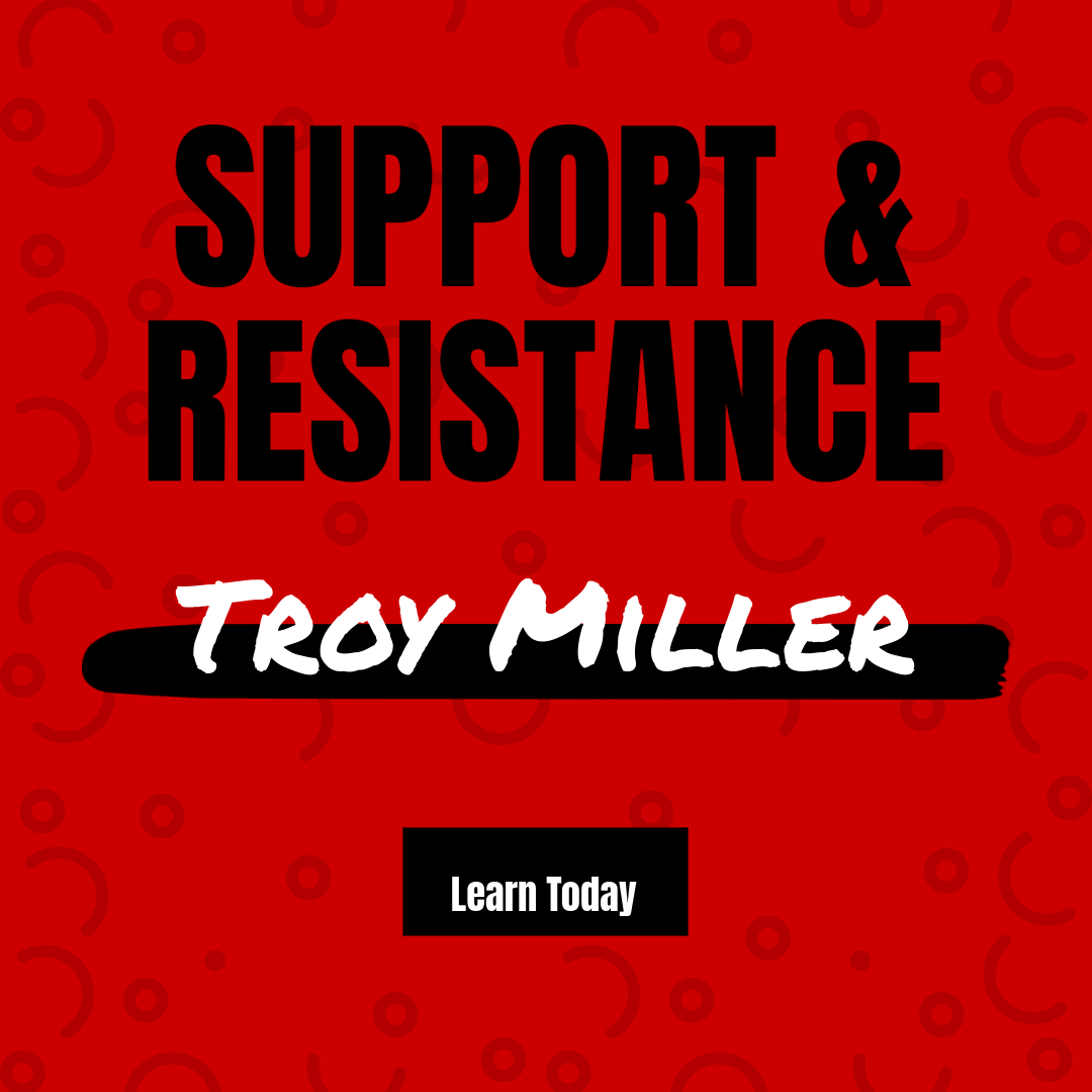 Support & Resistance + Techniques - Class by Troy Miller
